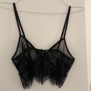 Lace bra top